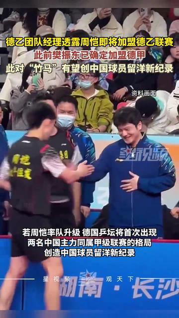 关于乒乓球运动员周恺辟谣加盟德乙联赛，已加盟埃及联赛的信息