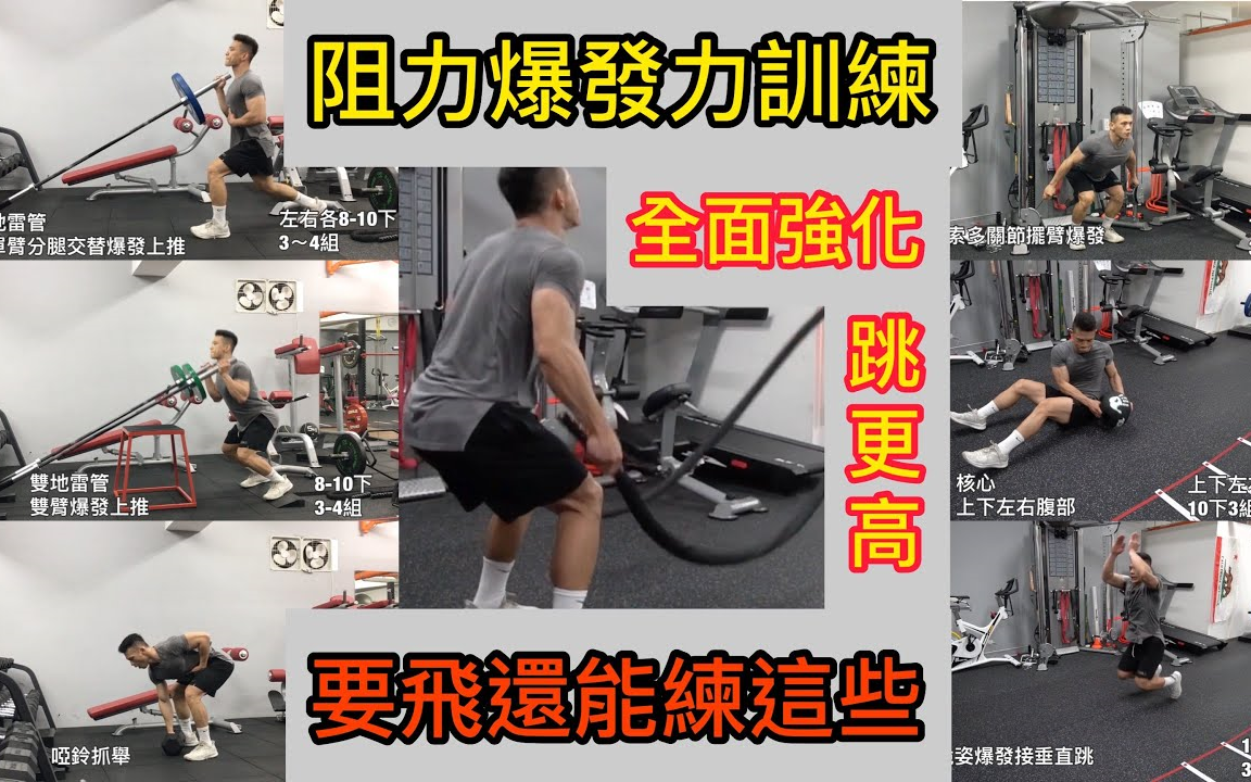 广东男篮更新训练日常：弹跳爆发力&上肢专项训练